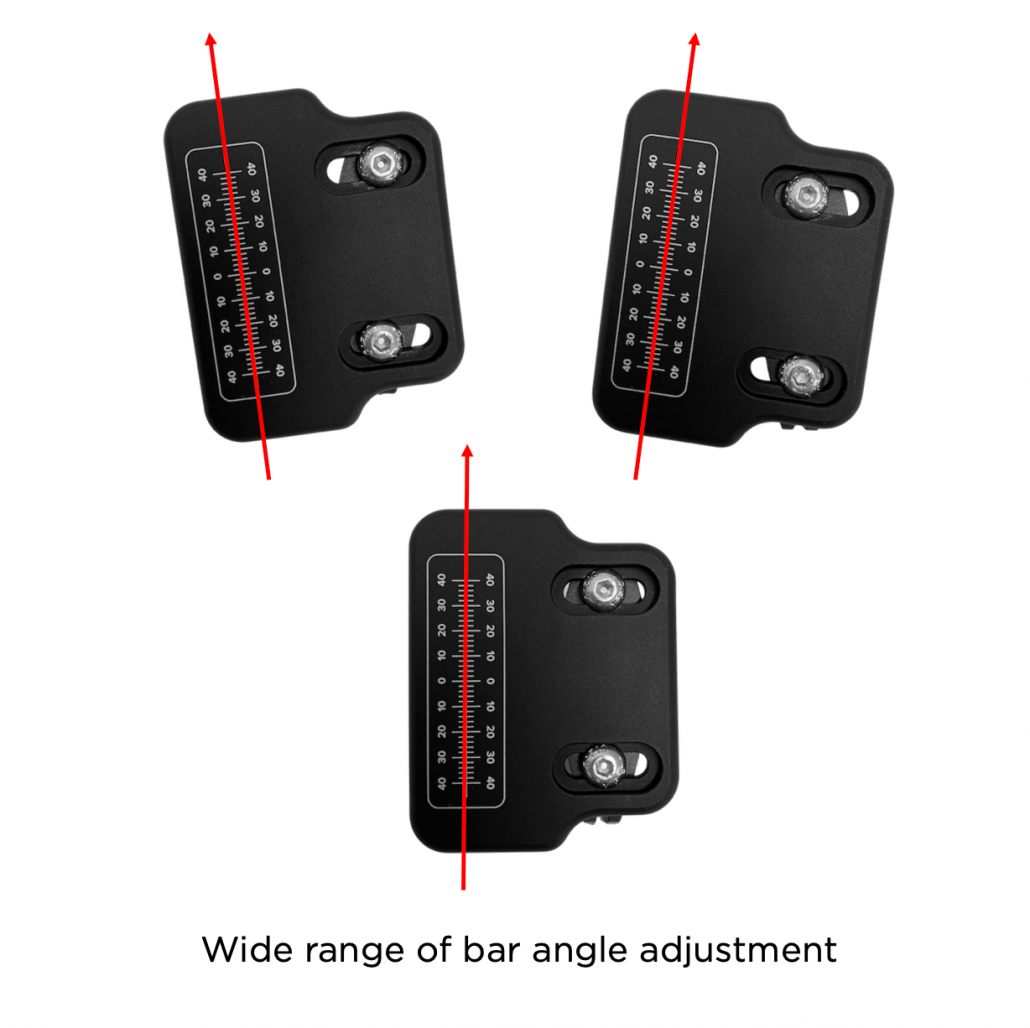 Bolts Almost Any Aero Bar To FasTT Adjustable Angled Riser