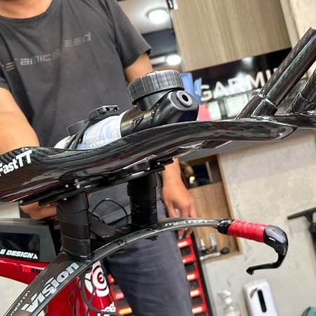 Fast tt aerobar カーボンエアロバー　スペーサー付き Fast tt aerobar カーボンエアロバースペーサー付き