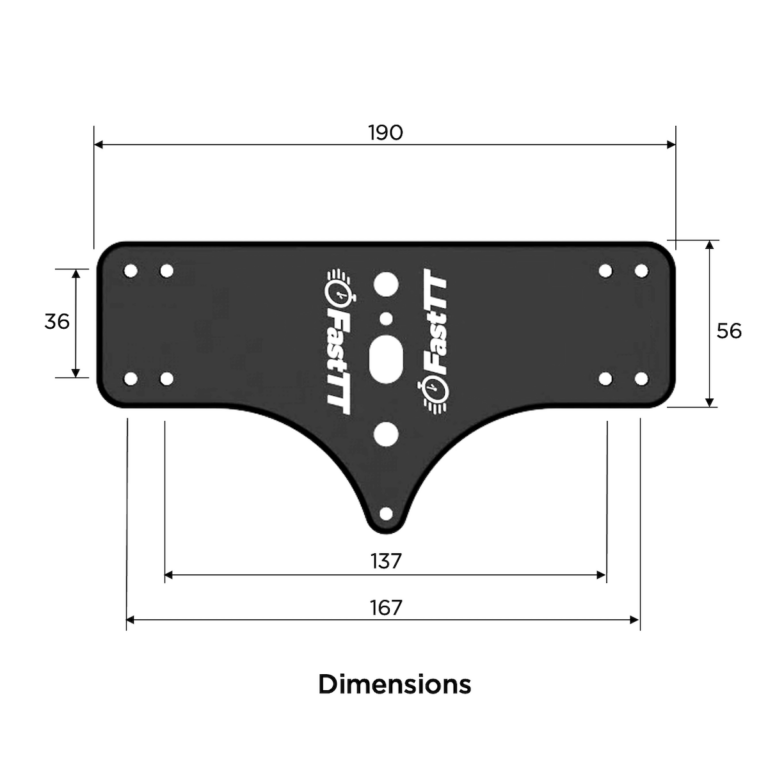 Mono Riser Adapter Plate For Aero Bars | Specialized Shiv Tri