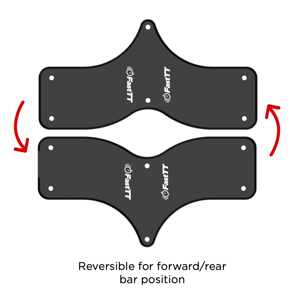 Universal Adapter Plate for Triathlon Aero Bars