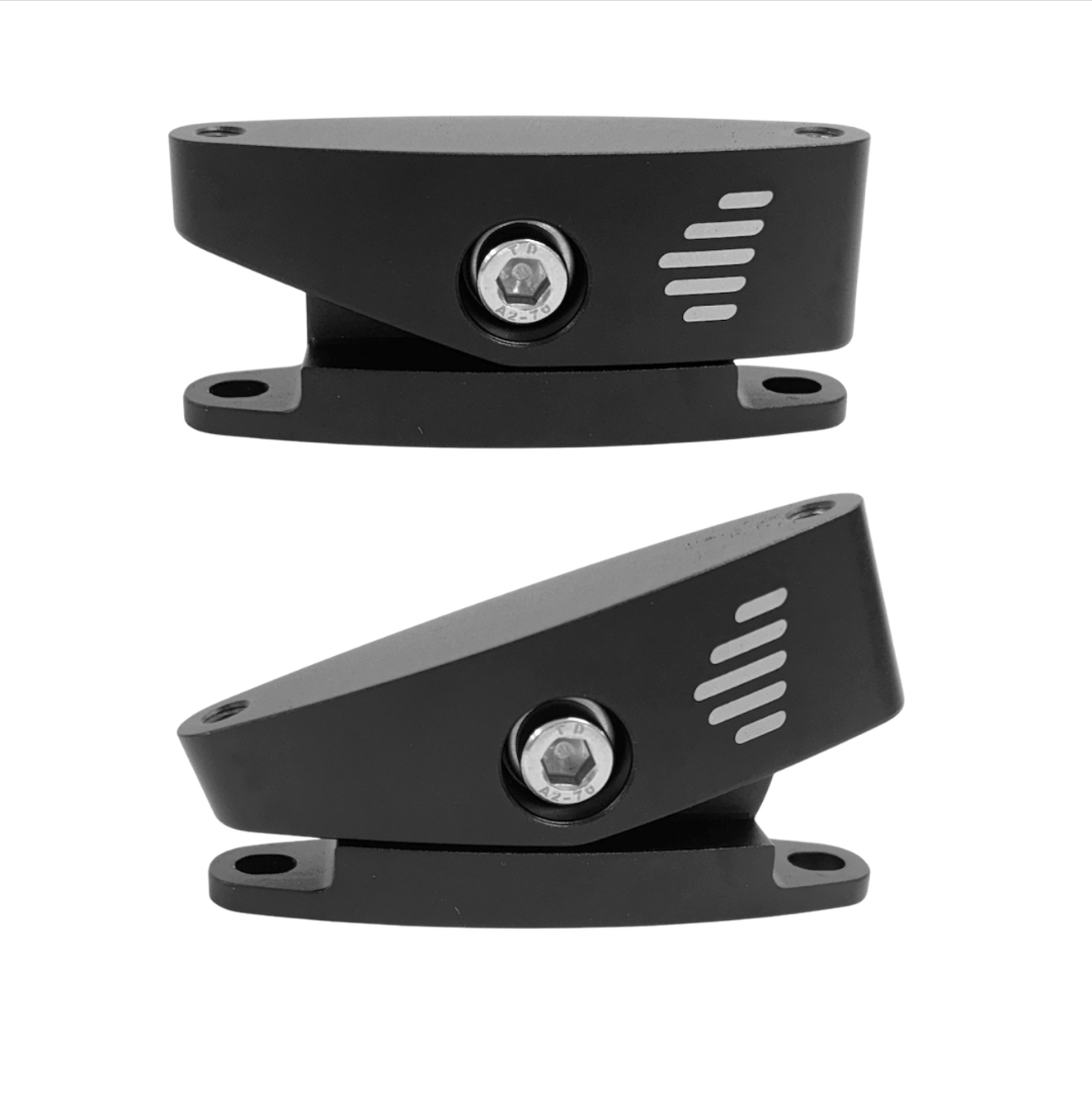 ボトルを傾けるための調整可能なBTAアダプター。